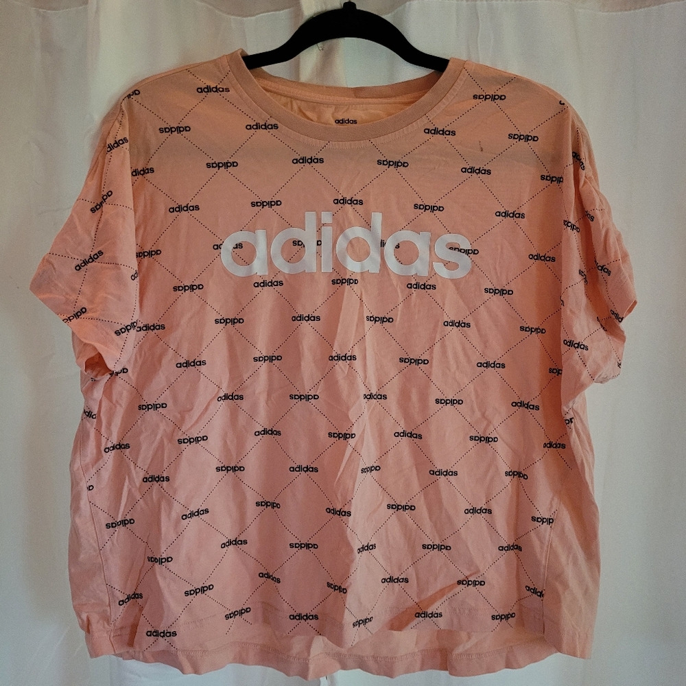 Adidas Peach Graphic Tee